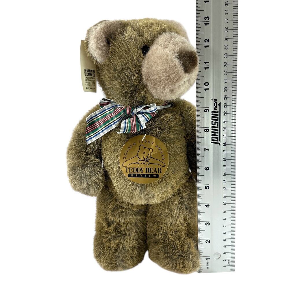 Vintage 1989 Manhattan Toy Co Arnold Bear Limited Edition #1594/3600 13” Plush - Picture 4 of 10